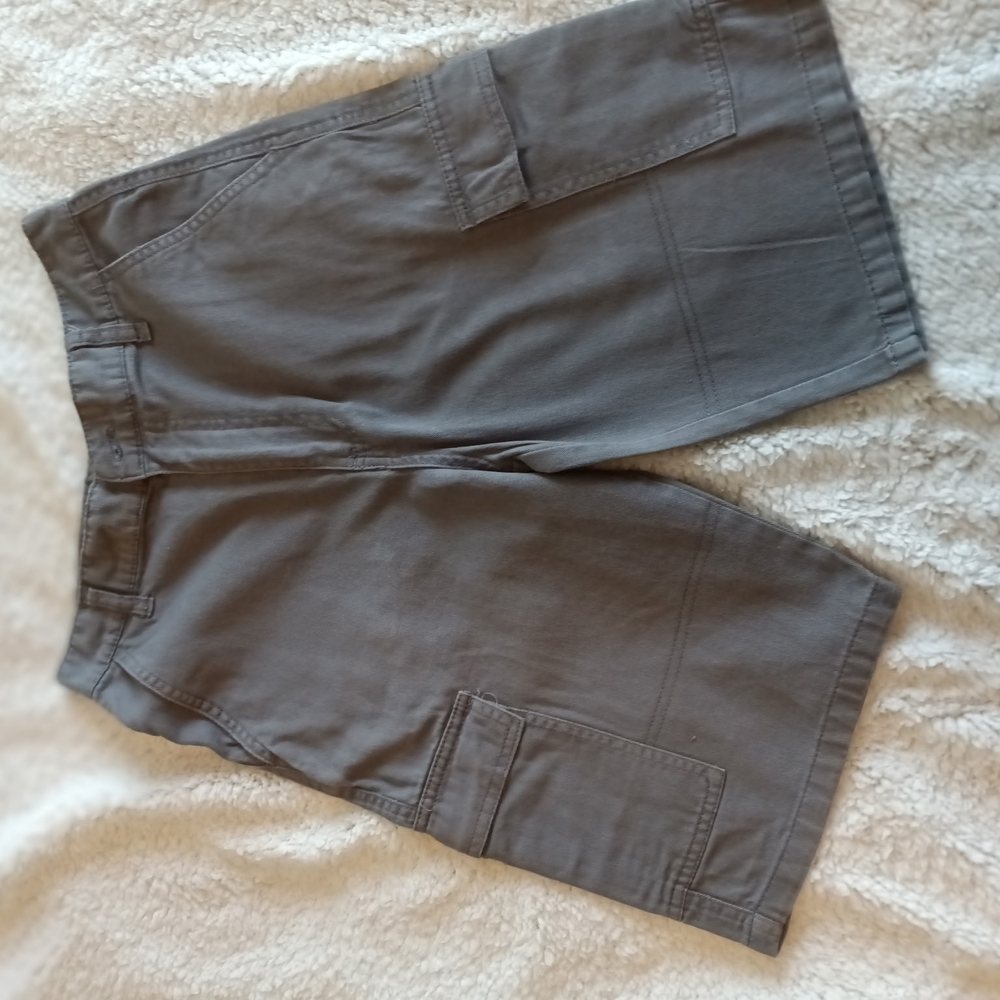 U.S. Polo Assn. Boy's Charcoal Cargo Shorts